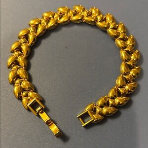 Gold Tone Women’s Bold Bracelet